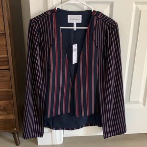 BCBG Multi/ Navy Vest/ Cape. Size L